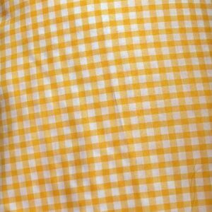 Pouch — Yellow gingham