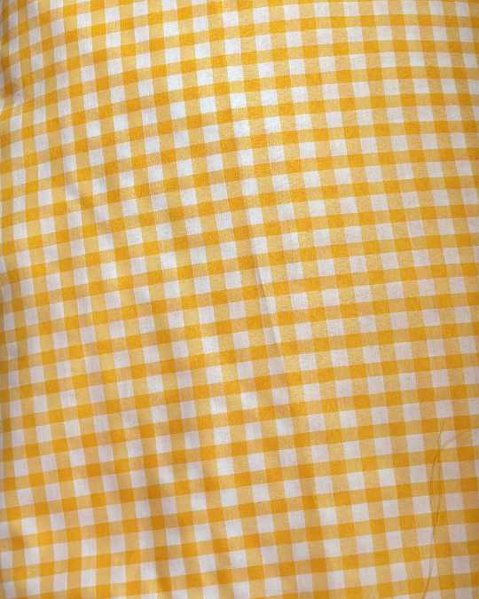Pouch — Yellow gingham