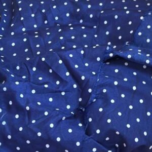Tote bag — Navy polka dot