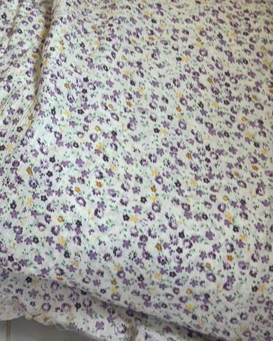 Apron — White ditsy floral