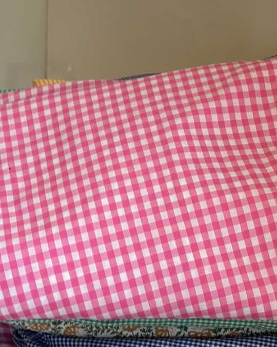 Tote bag — Pink gingham
