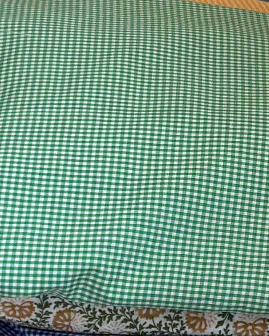 Apron — Green gingham