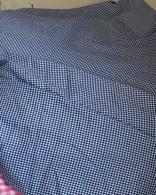 Apron — Orange gingham