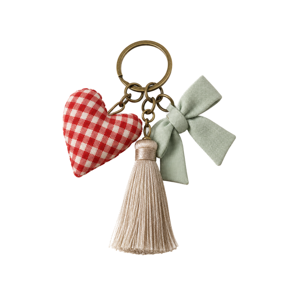 Heart & Bow Keychain