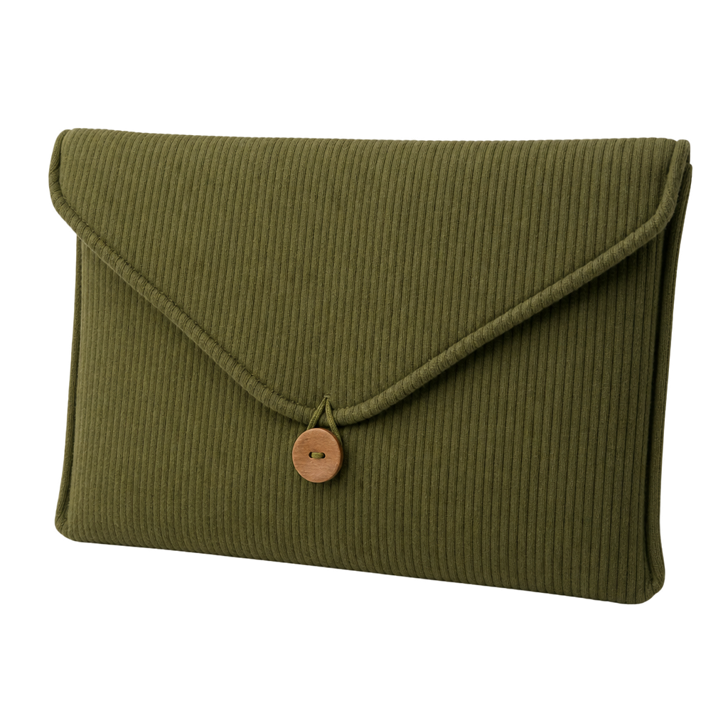 Olive Rib Laptop Sleeve